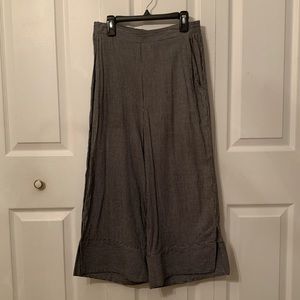 BCBGeneration Striped Wide-Legged Palazzo Pants